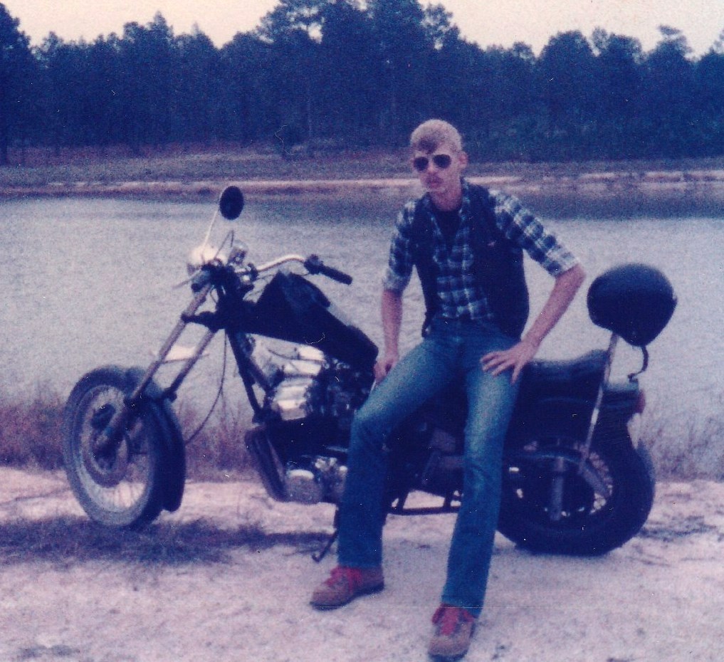 Oliver with his bike