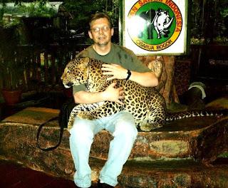 Oliver with tiger