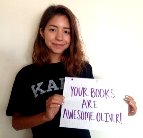 Fan girls loving books